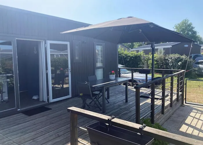 Feriehus Mobil-home Confort 6 Pers., 3 Ch., 2 Sdb, A 200m, Piscine Chauffee, Fitness, Terrasse - Fr-1-361a-61 Jullouville-les-Pins