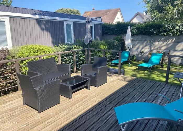 Mobil-home Confort 6 Pers., 3 Ch., 2 Sdb, A 200m, Piscine Chauffee, Fitness, Terrasse - Fr-1-361a-61 Feriehus